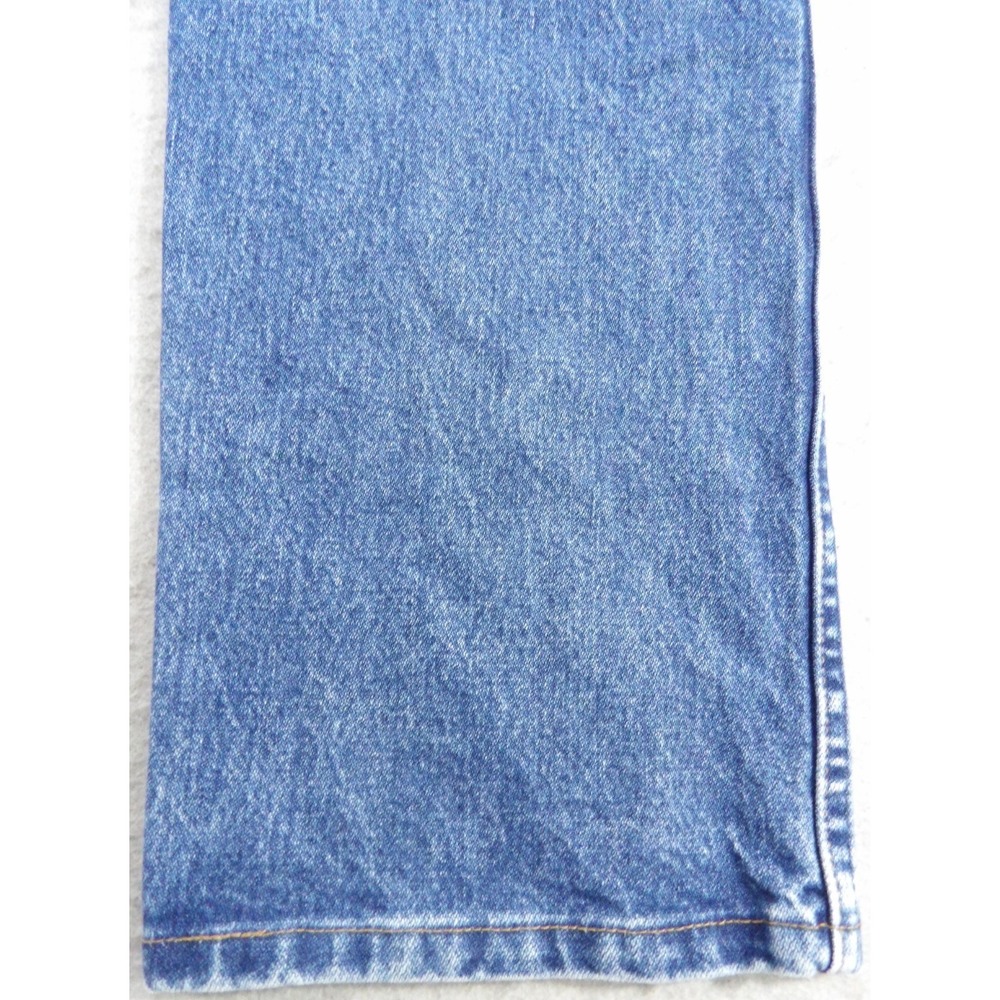 VTG Wrangler 13MWZGK Cowboy Cut Y2K Bootcut Denim Jeans Men W34xL34 Cotton Blue - Picture 14 of 16